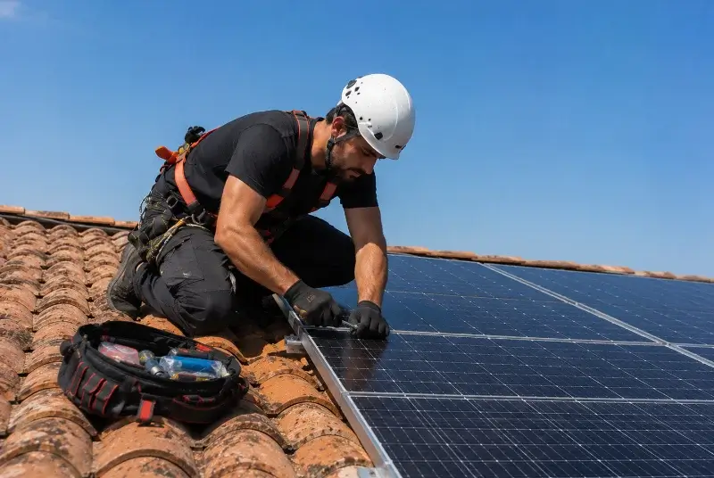 Maintenance et monitoring de panneaux solaires à Bény