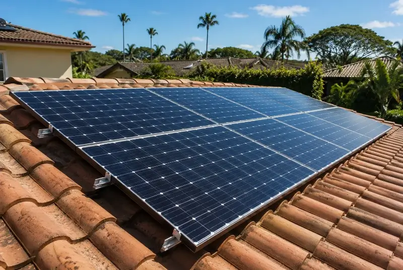 Installation de panneaux solaires à Bény